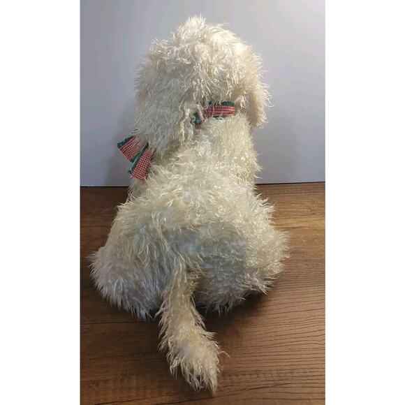 VTG ‘90 White Christmas Dog From Gingham Dog And Calico Cat Children’s Book A12 - Picture 3 of 4